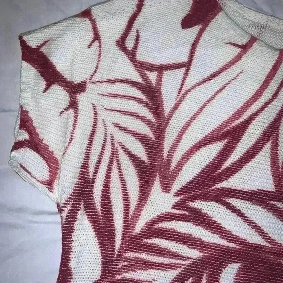 Chico's Women's Pullover Sweater Short Sleeves Size 1(medium) - Picture 4 of 14